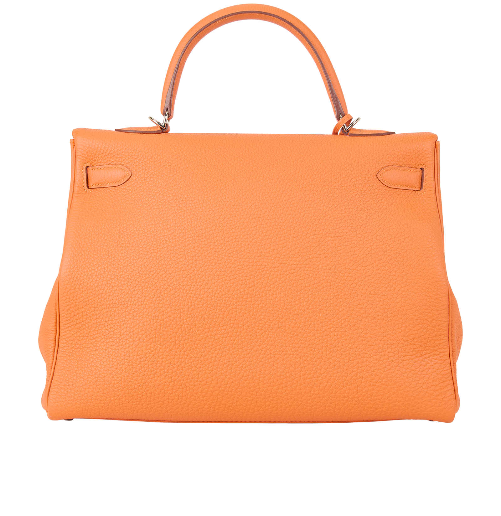 Kelly 35 In Orange Togo Leather, &pound;8,300, Handbags, Orange, Leather, Back view